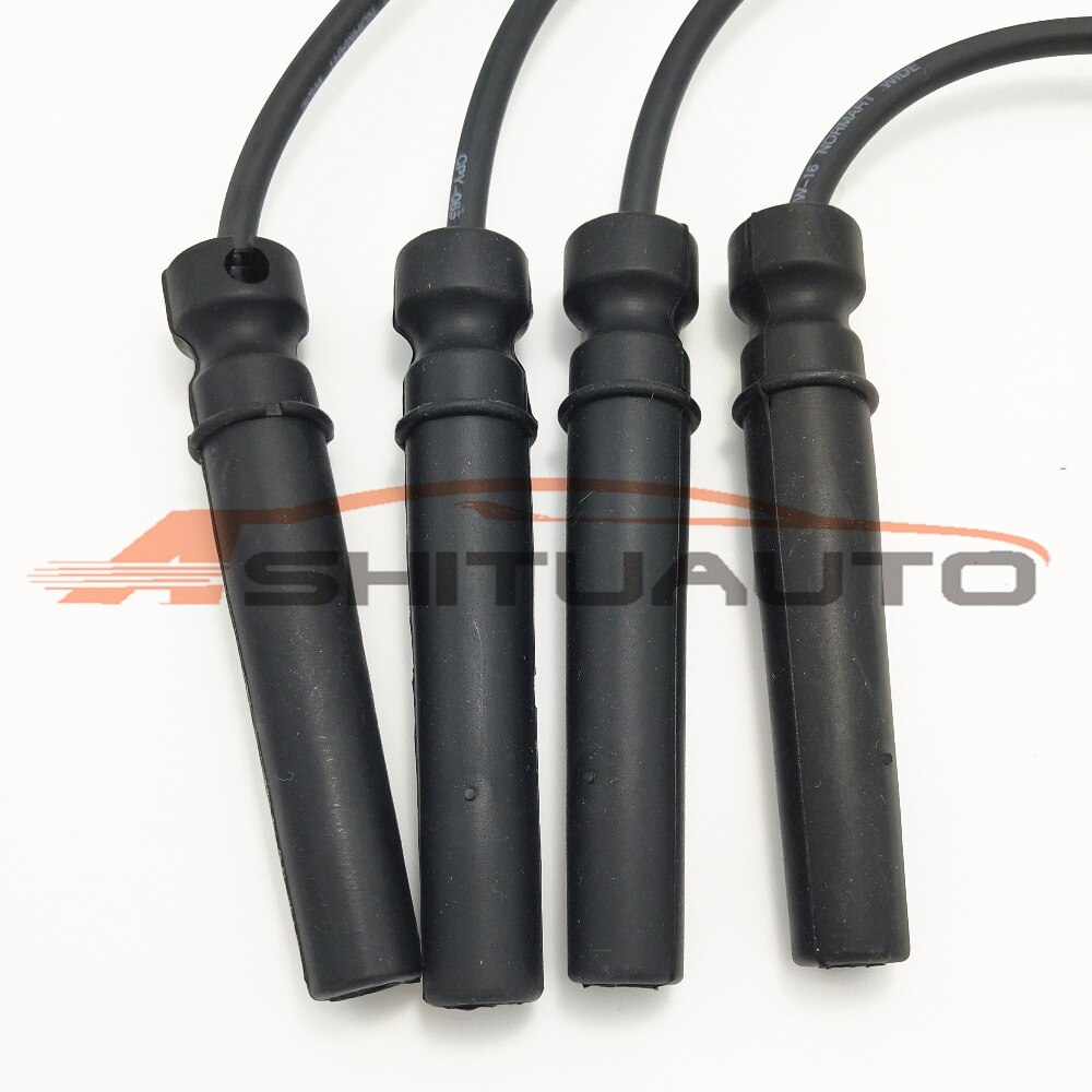 Juego de cables de encendido para Chevrolet Aveo, Cruze, KALOS, REZZO, DAEWOO, KALOS, LANOS, nubira, REZZO, 1,6, 4 unidades