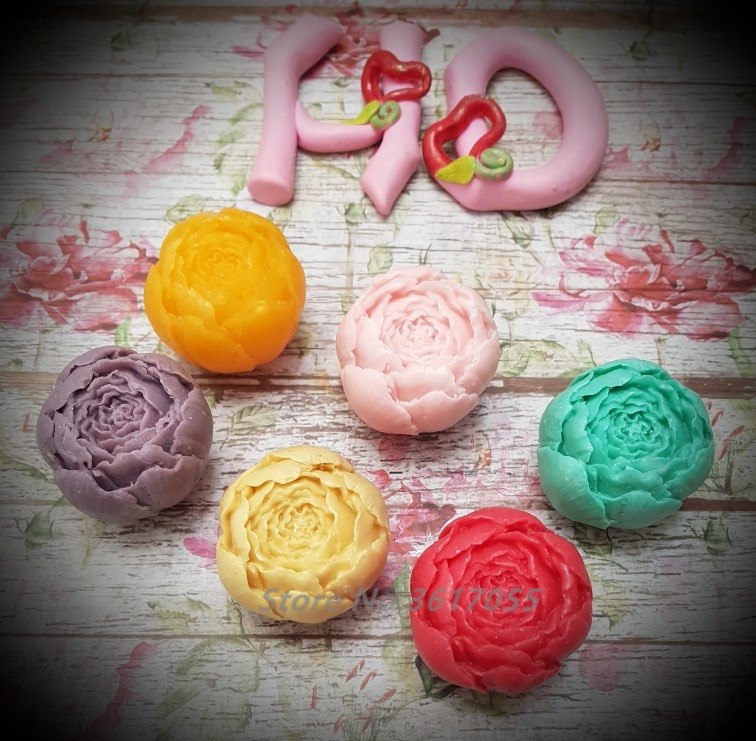 Moule à gâteau 3D en Silicone en forme de Rose, pour Fondant le savon, Cupcake, gelée de bonbons, chocolat, décoration, outil de cuisson