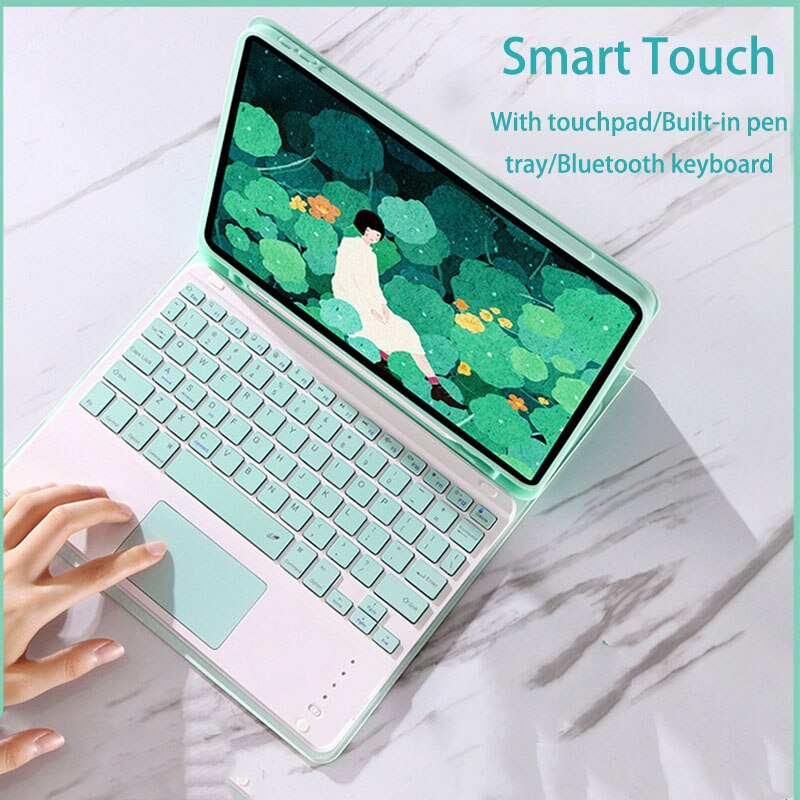 Protective sleeve Bluetooth keyboard Teclado Touchpad For 2019ipad 10.2/pro 10.5/air3 Wireless Bluetooth Keyboard iPad Keyboard