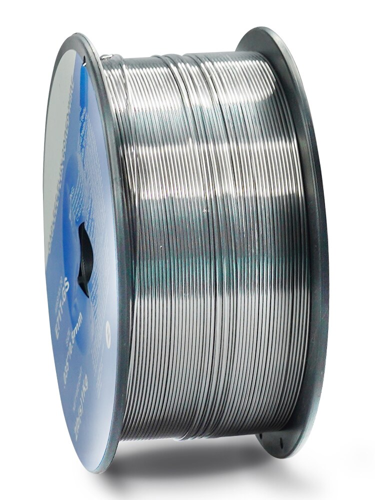 Alambre de núcleo fundente autoblindado, alambre Mig sin Gas, 1KG, 0,8mm, acero al carbono de flujo de alambre de núcleo, alambre de soldadura Mig sin Gas