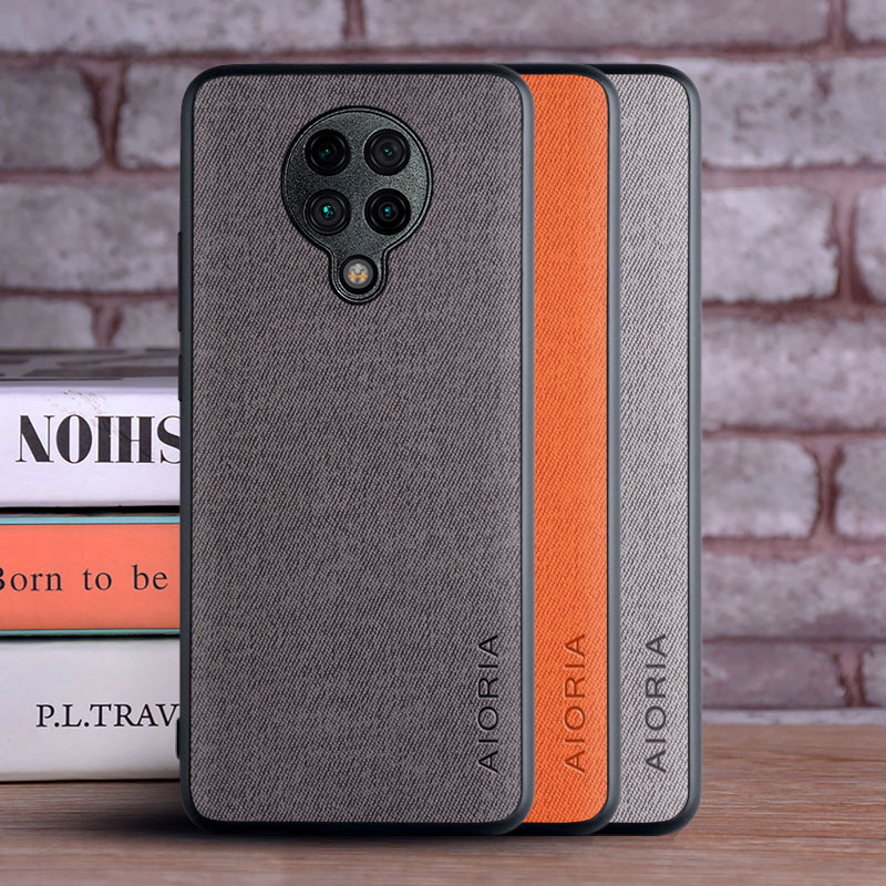 Case Voor Xiaomi Poco F2 Pro Poco X2 Coque Luxe Textiel Leer Skin Soft Phone Cover Voor Xiaomi Poco F2 pro Case Funda Capa