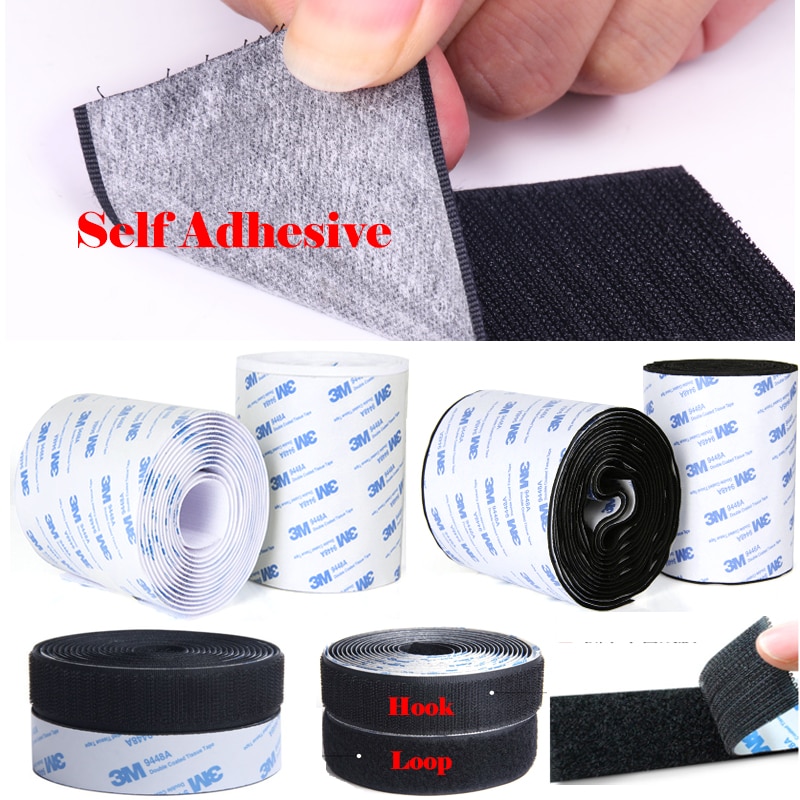 100Mm/110Mm Breedte Sterke Zelfklevende Klittenbandsluiting Tape Nylon Sticker Klittenbandsluitingen Lijm Met lijm Voor Diy Accessoires