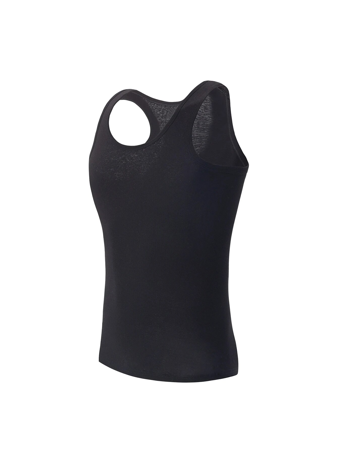 Paquete de 1/3 de chaleco Joker de algodón para hombres de las cuatro estaciones, camiseta deportiva de ajuste Simple para adolescentes, camisa informal sin mangas de mediana edad: XL / Negro