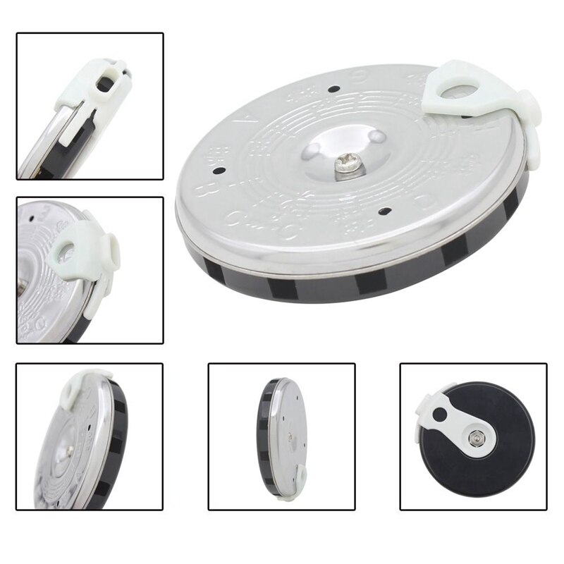 1Pc 13 Tone Note Key Chromatic C-C Pitch Pipe w/ Case Guitar Tuner Tuning Bass