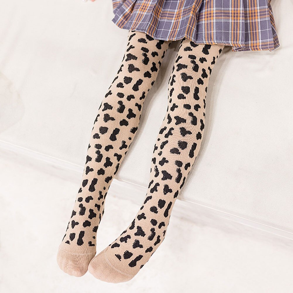 Pantimedias de leopardo para niñas y bebés de de