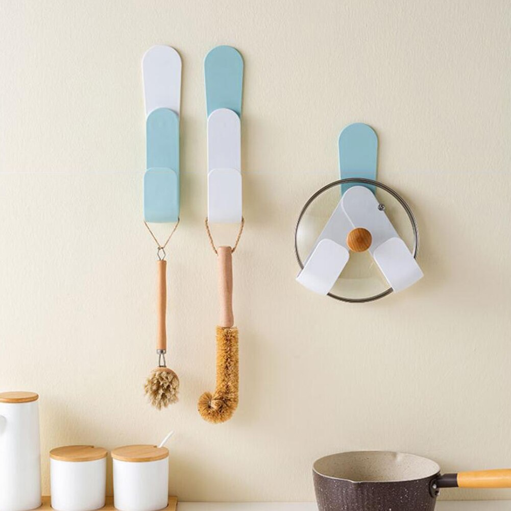 Adjustable Wall Mount Adhesive Rotary Lid Chopping Board Holder Storage Rack