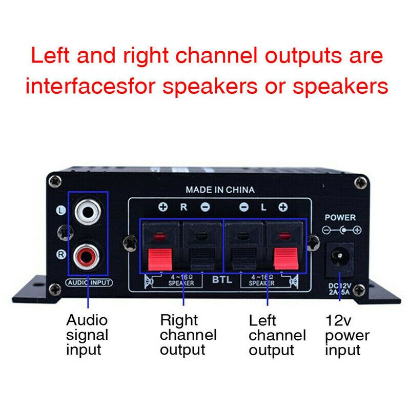 400W Mini Hifi Digitale Hifi Digital Power Audio Versterker Stereo Home Audio Digital Sound Versterker Voor Fm Radio Mic auto Thuis