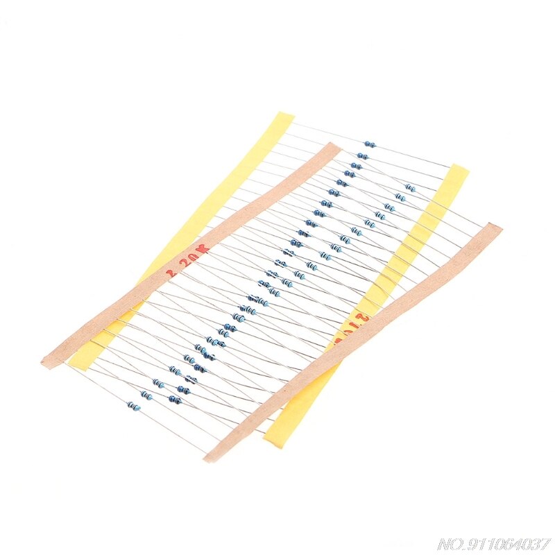 2425 stuks 97- waarde metaalfilmweerstanden 1% 1/8w diverse sets 1 ohm~ 1m ohm  n11 20