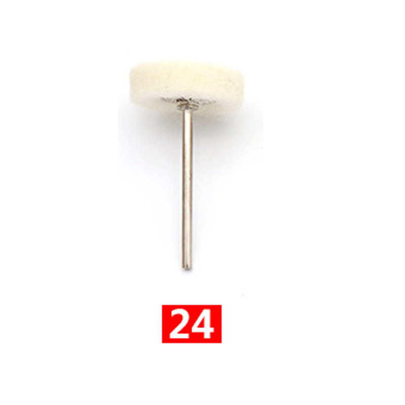 2,35mm, , 1 Uds., Mini cepillo de alambre, taza de rueda, juego de cepillos de alambre de acero y latón, vástago para herramientas rotativas eléctricas Dremel, amortiguador de pulido: YELLOW