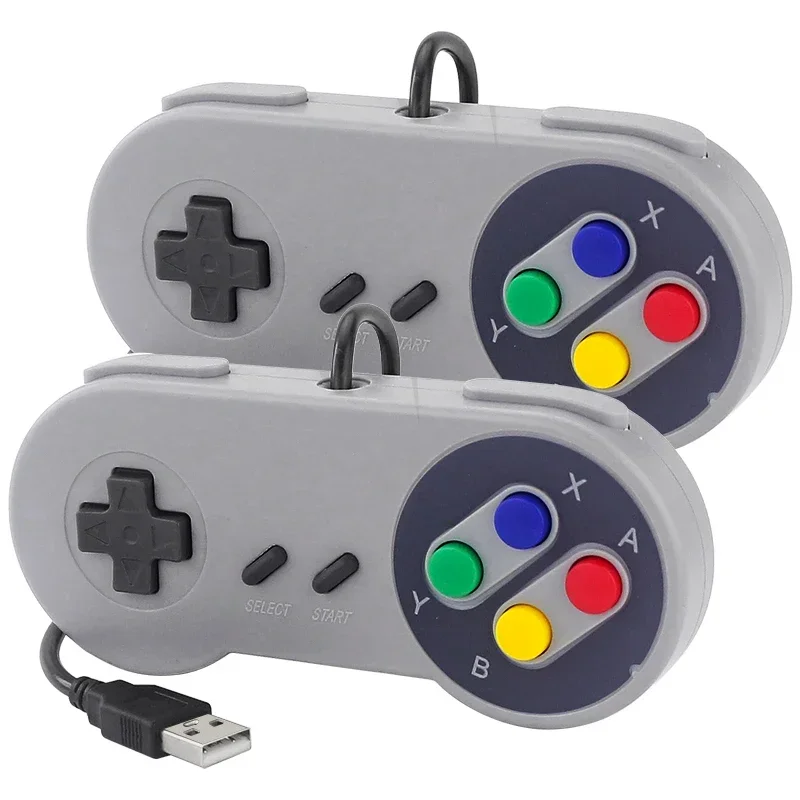 USB-Gamepad, retro-Spielen-Joystick, kabelgebundener Regler für Linux-Spiel-PC, NESPi RetroPie Fenster Himbeere Pi 5 4B 3B+ 3B