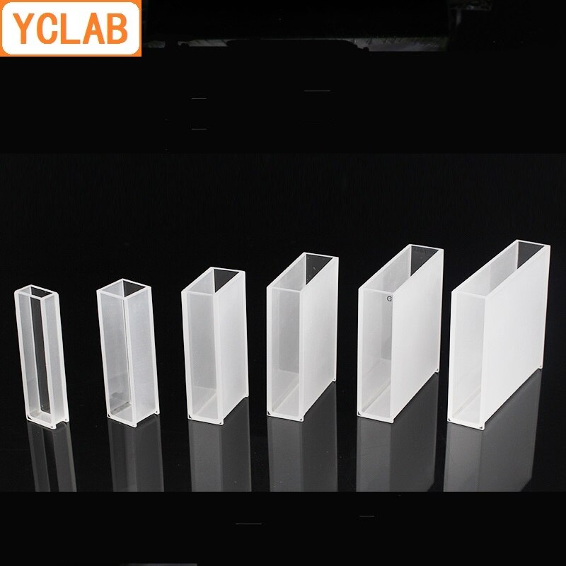 Cubeta 751 de 30mm YCLAB, colorímetro de células de vidrio 10,5 mL, equipo químico de laboratorio
