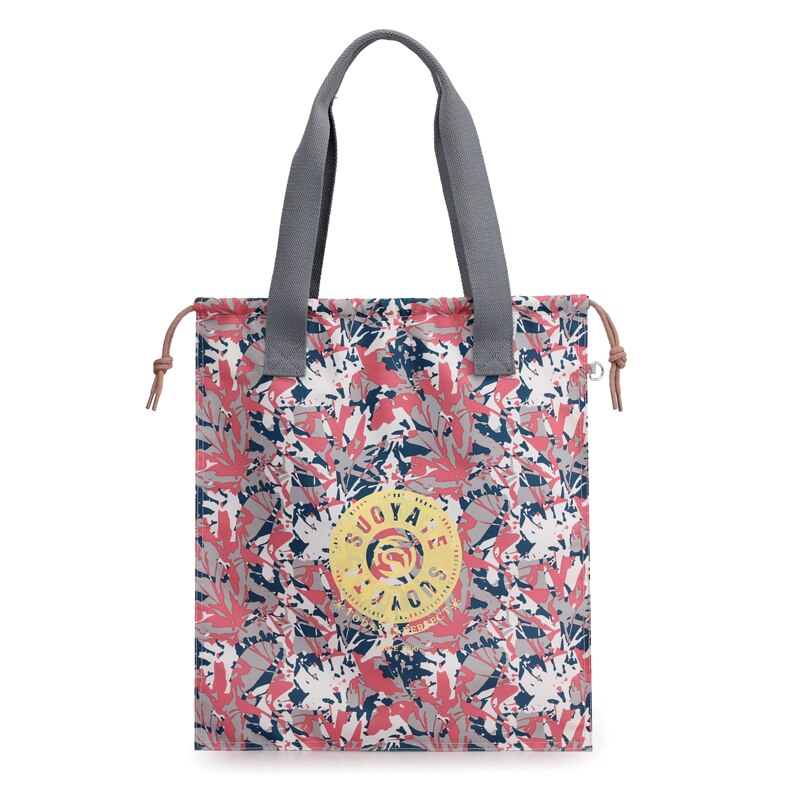 Lässig Frauen Kordelzug dauerhaft Stoff Weibliche Handtasche Prettry Stil Mädchen Schulter Tasche Einkaufstasche Sack: c8