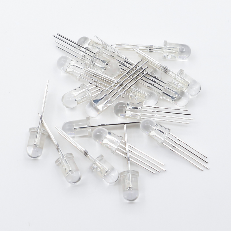 5v Ws2812 5mm Led Rgb Dip Diode F5 Round Dream Color Addressable Full Color Clear Diffuse Neon Pixel Light Ws2812b Chip Diode