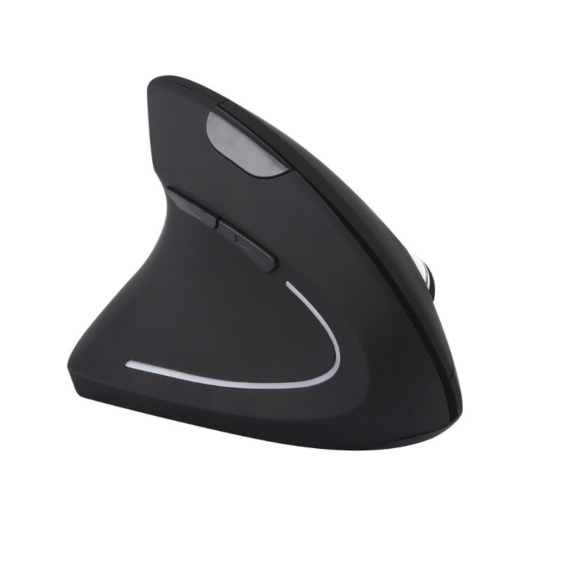 Ergonomic Vertical Mouse Wireless Left Hand Computer Gaming Mice 5D USB Optical Mouse Gamer Mause For Laptop PC Game: Default Title
