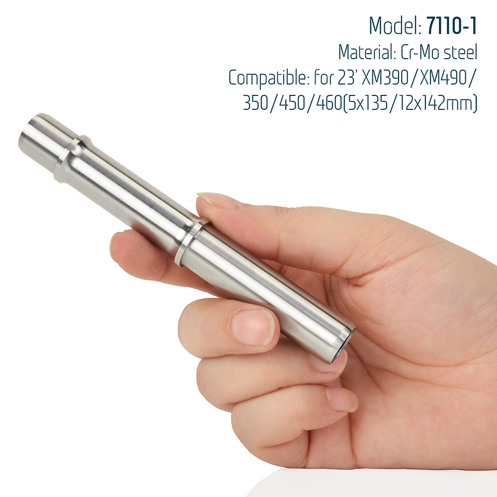 KOOZER Cr-Mo steel Axle MTB Road Bicycle Hub Part 5x135 QR 12x142 THRU 12x148 Boost Repair Shaft Ø12 Bike Maintenance Parts axis: Red