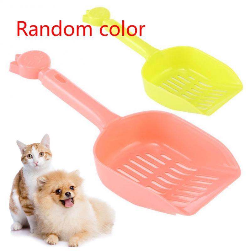 1 Pcs Oversized Cat Litter Shovel Pet Hit Color Large Grid Cat Feces Shovel Thickened Plastic Cat Litter Shovel TSLM1: 04