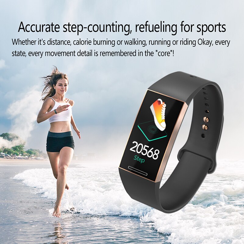 Onemix smart watch smart armbånd vandtæt præcis skridttælling sport skridttæller trådløs bluetooth link fitness