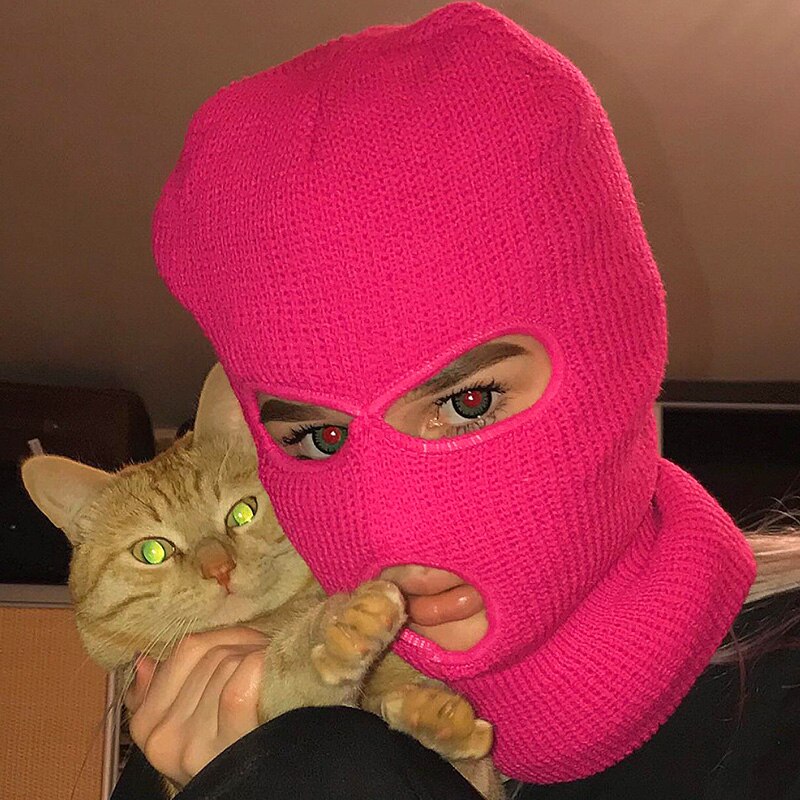 unisex Warme Gesicht Masken Volle Gesicht Abdeckung Maske Drei 3 See Sturmhaube betroffen Hütte Winter strecken Schnee Maske Mütze Hütte halloween Kappe
