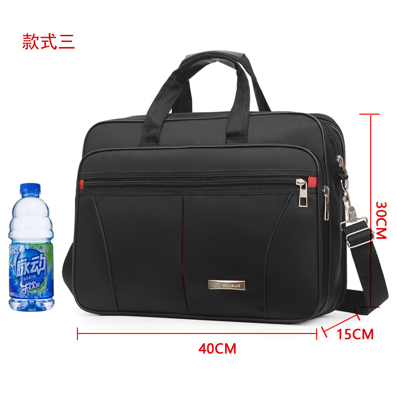 High-Capacity Business Briefcase - Laptop & Document Organizer Bag for Office & Weekend Travel (Durable Storage Solution): Beige