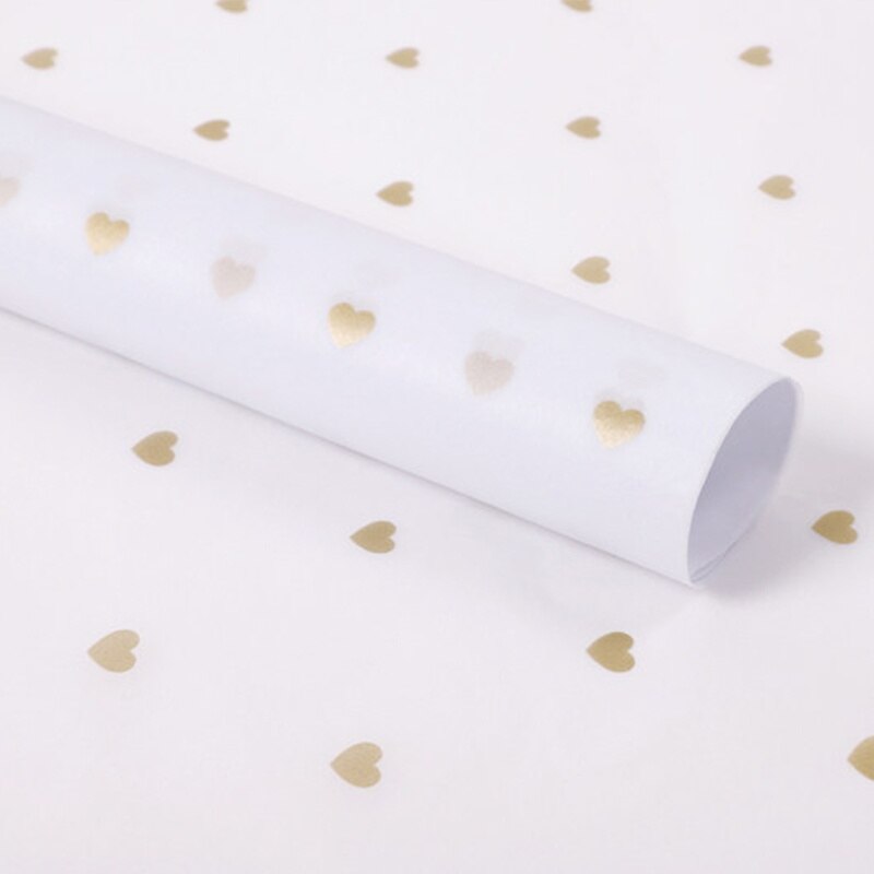 Floral Packaging Material Handmade Wrapping Paper Dot Star Pattern Love DIY Craft: 04