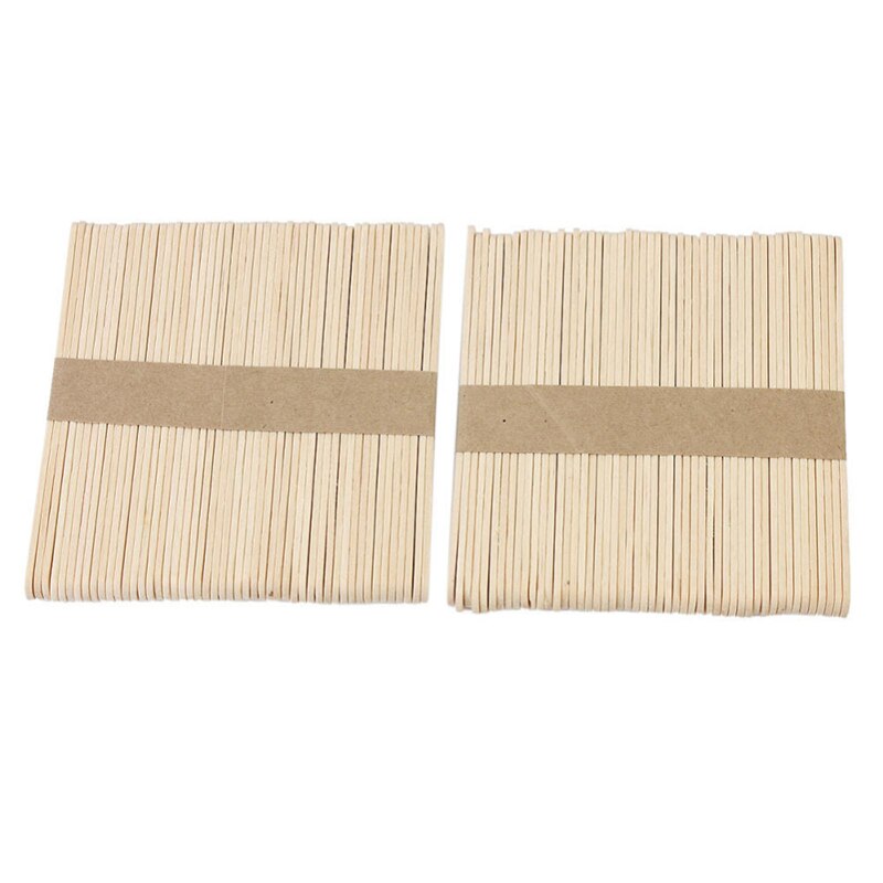 50Pcs Wooden Popsicle Sticks Spatula Tongue Depressor For Handcraft DIY Ice Cream Popsicle Sticks Popsicle Accessories FM0986