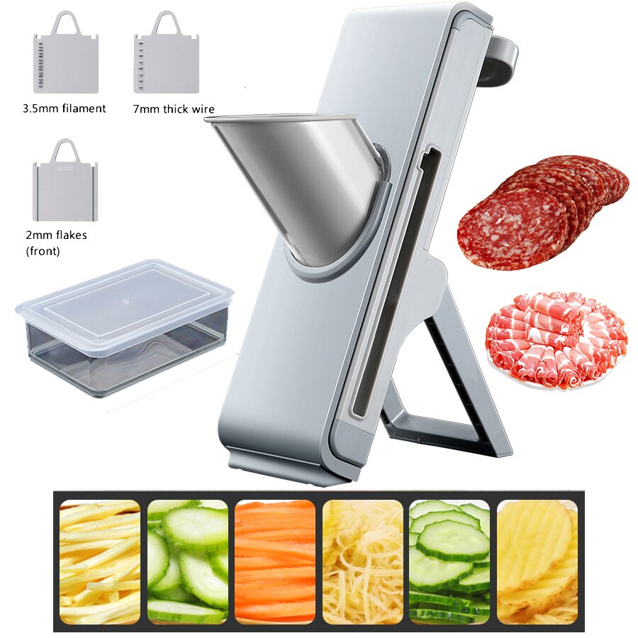 NEUE Multifunktionale Tisch Schneidemaschine Fleisch Schneiden Maschine Rindfleisch Hammel Rollen Fleisch Schneidemaschine Vege Cutter Mandoline Manuelle Cutter Hacken