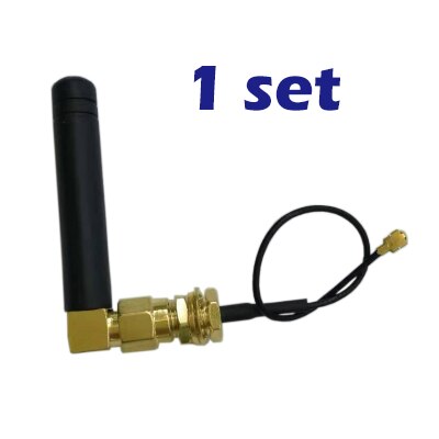 WiFi Antenne 3dbi Gummi Luft + IPX zu SMA Weibliche Verlängerung Kabel 15cm OMNI für Signal Booster Zigbee ITX moterbord Modem Router: 1 einstellen