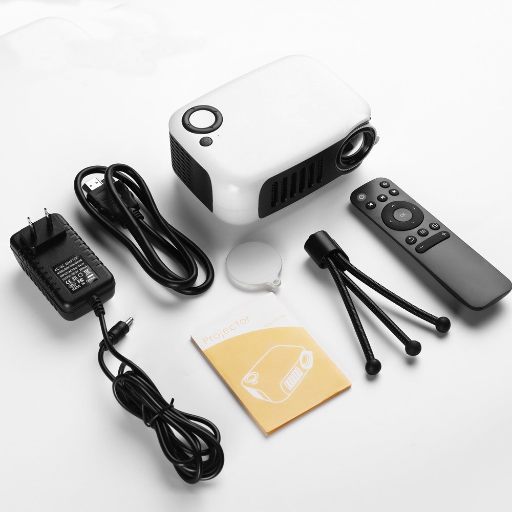 Z70 A2000 Mini Projector Intelligent Projector Home 720p High Definition Projection Portable LED Multimedia Built-in Speaker