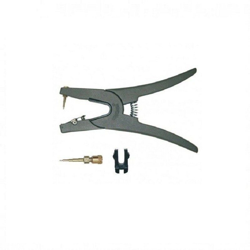 CROMASA Tenaza Universal de Aluminio con Bulón para Crotales para Animales de Granja y Ganado