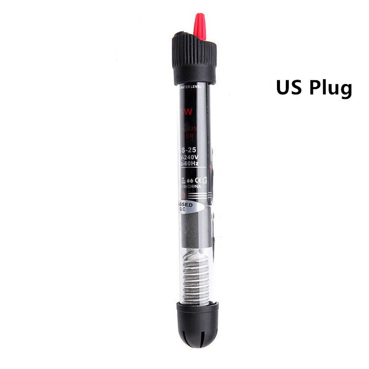 25W/50W/100W /200W/300W Aquarium Submersible Fish Tank Automatic Water Heater EU Plug Constant Temperature Heating Rod EU Plug: US Plug / 300W