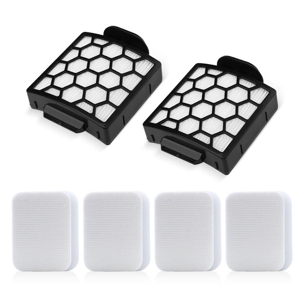 2Filters + 4Foam Filters For Shark Navigator Pet Plus NV150 NV251 NV255 Vacuum Cleaner Parts Accessories