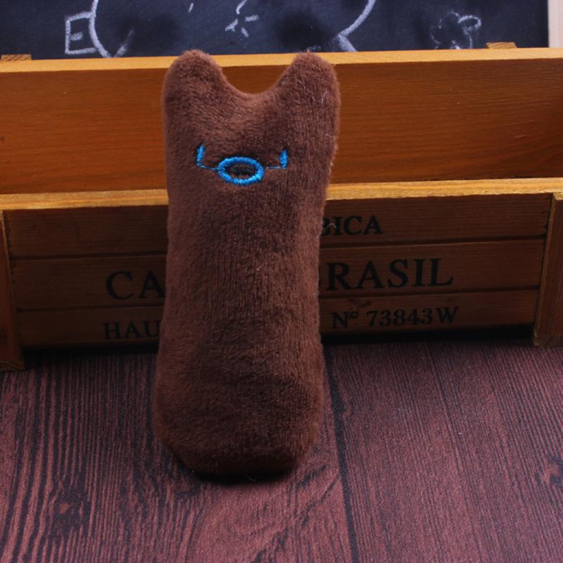 Gato de juguete de felpa corto divertido juguete interactivo gato loco gatitos y mascotas juguete de masticar dientes de amolar Catnip juguetes para gatos: A