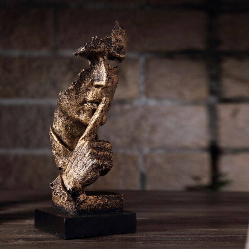 Moderne statuer abstrakte ansigter kunst stuer antikke boliginventar og dekorationer i nordeuropa: 1
