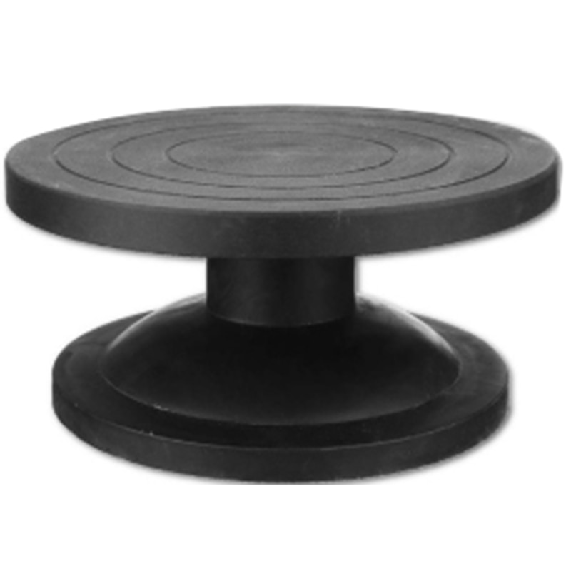 30Cm Pottery Wheel Modelling Platform Sculpting Turntable Model Making Clay Sculpture Tools Round Rotary Turn Plate Pottery Tool: Black