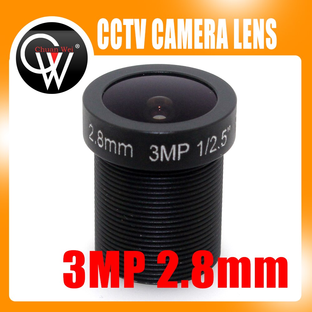 HD 3MP 2.8mm HD CCTV Camera Lens 3.0 Megapixel IR HD Camera Lens Vaste Iris fit ip camera