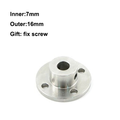 High stainless steel flange coupling High-precision flange Outer diameter 16mm-10mm inner hole 4mm-10mm: Outer 16mm hole 7mm