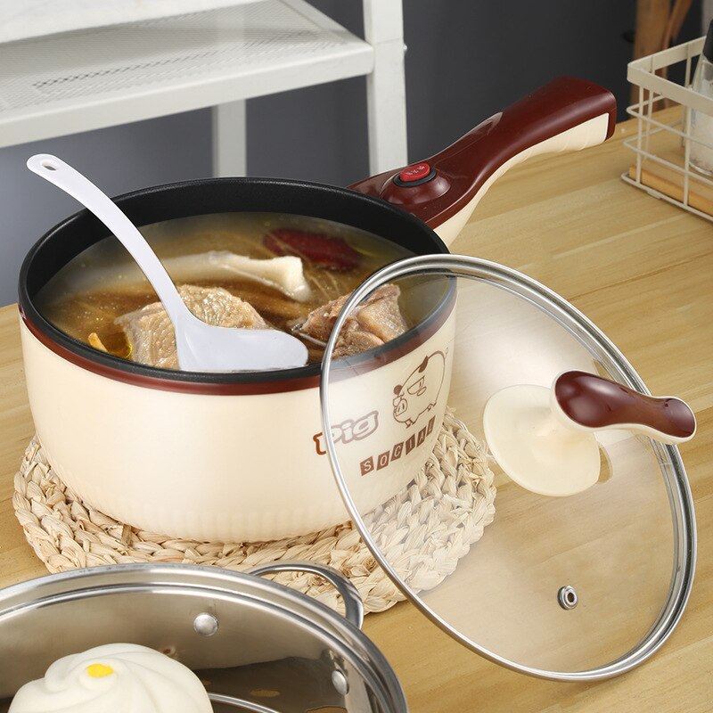 Uczeń kuchenka elektryczna mini mała patelnia elektryczna ryżowar