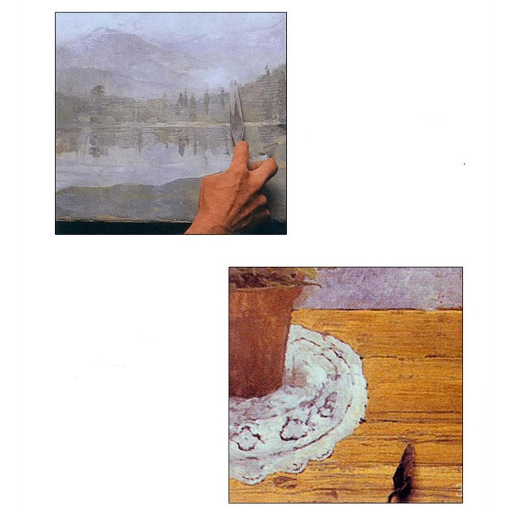 9 stk rustfrit stål gouache spatel paletknive til kunstnere gesso maling modellering pasta tekstur geler, aggregater gips  r20