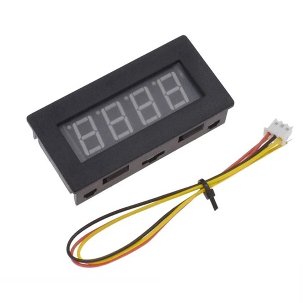 Digital Frequency 4-digit Display Tachometer Automobile Engine Speed: Green