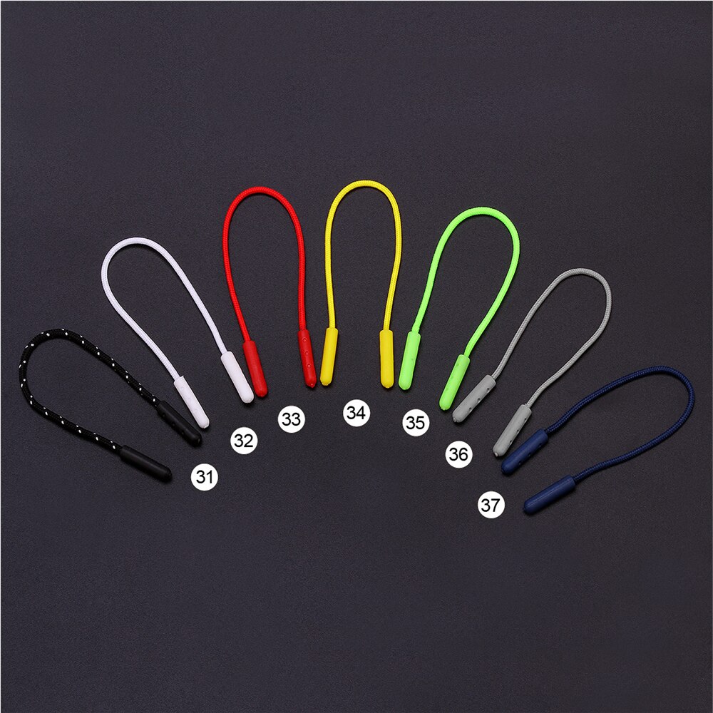 Tirette en plastique 50 pièces/lot, cordon de fermeture à glissière Compact, sac de bagages, tête de fermeture à glissière