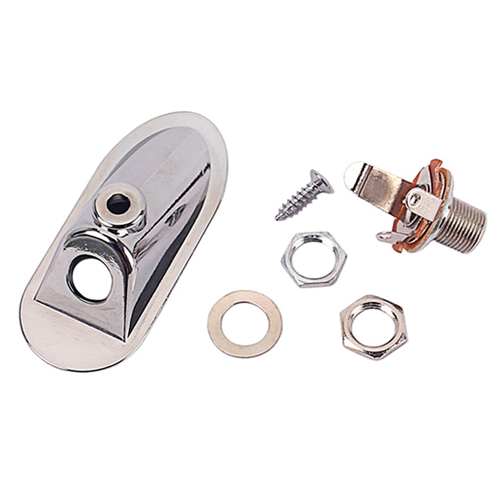 Double-hole Boat Shape Input Jack Plate Socket Tool for Strat Electric Guitar