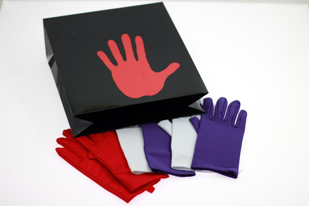 Veranderende Kleur Handschoenen Door Rossy (Pocket Versie) stage Magic Tricks Classic Magic Show Illusions Gimmick Kids Magic Comedy