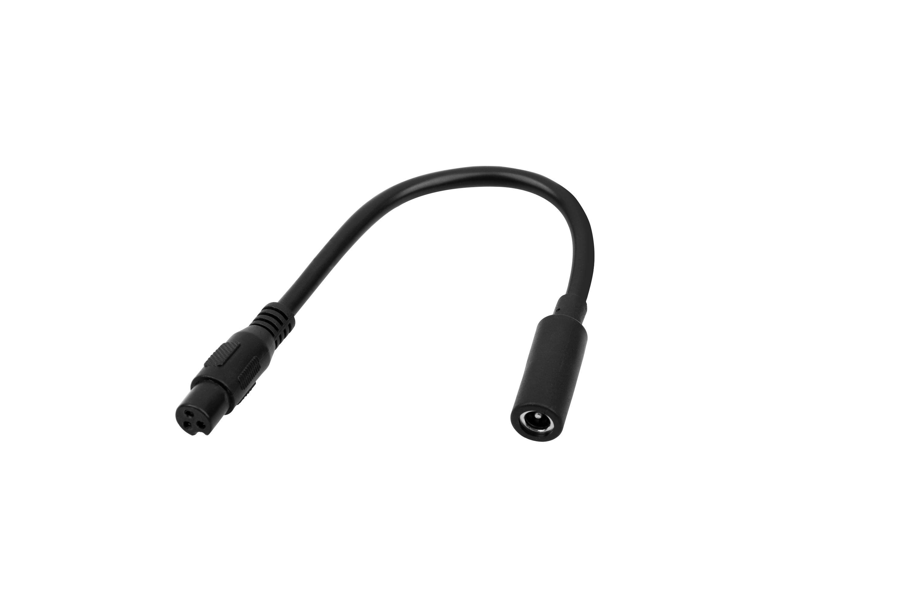 DC to RCA GX16 XLR IEC 3 Pin Connector Cable Adapter cable extended line for LED Strip CCTV Camera LED Strip Plug Max 2.5A: black