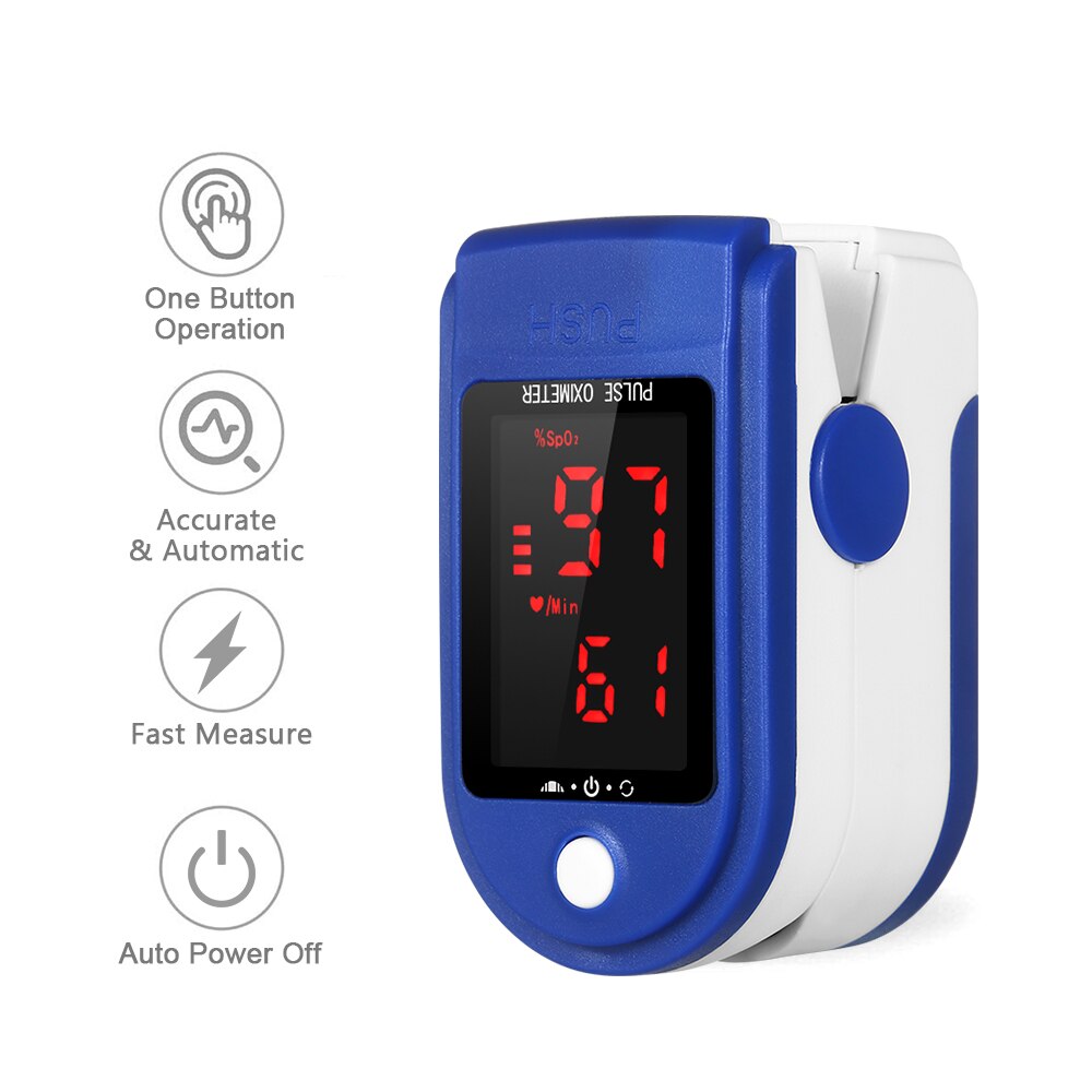 Bærbar fingeroximeter fingerspids pulsoximeter pulsoximeter blodtrykspuls pulsmåler uden batteri på lager: Type 3