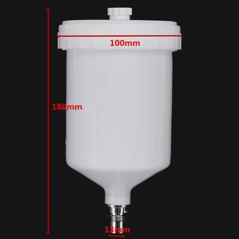 HVLP Spray Cup Pot Replacement Tool 600ML Plastic Paint For SATA Sprayer