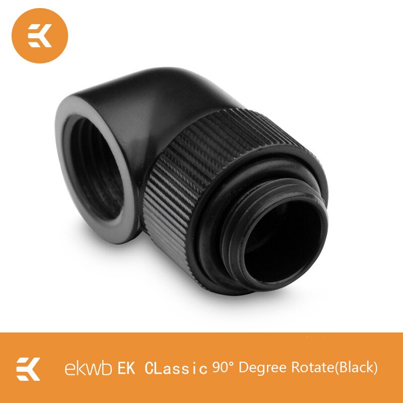 2PCS EKWB Classic Series 90 degree Adapter Fitting with G1/4" thread liquid loop elbow