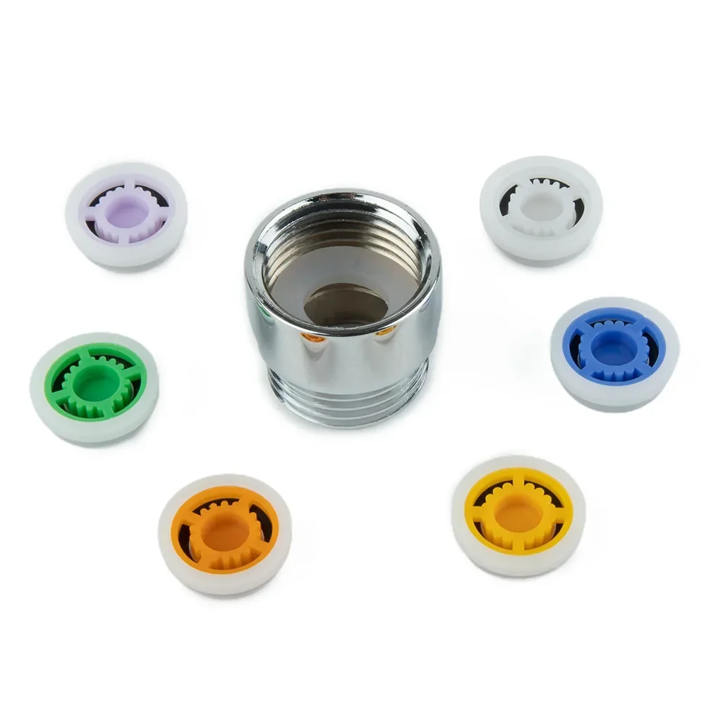 Shower Head Flow Control Valve Set Water Saver Device Flow Reducer Limiter 6 Different Flow Hose Restrictors Bathroom Accessory