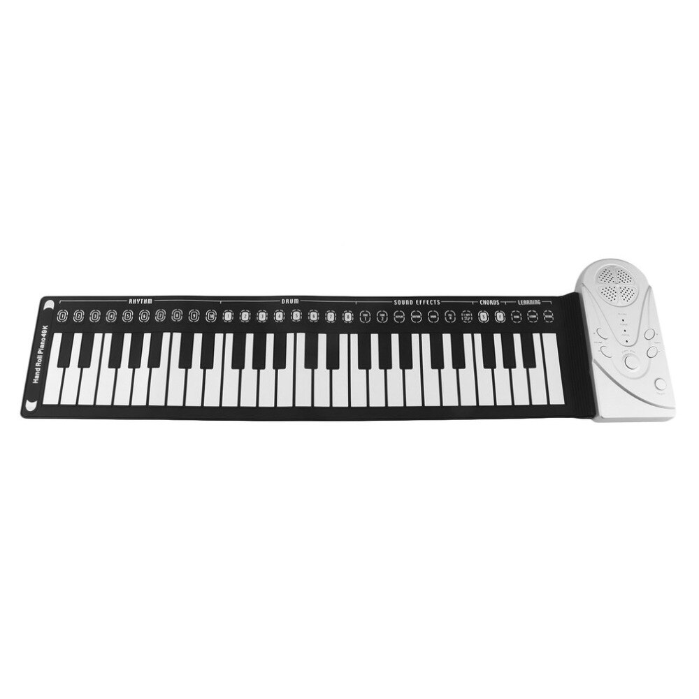 49 teclas teclado Digital Piano mano enrollable teclado electrónico de Piano con altavoces Flexible de silicona para Niños Estudiantes