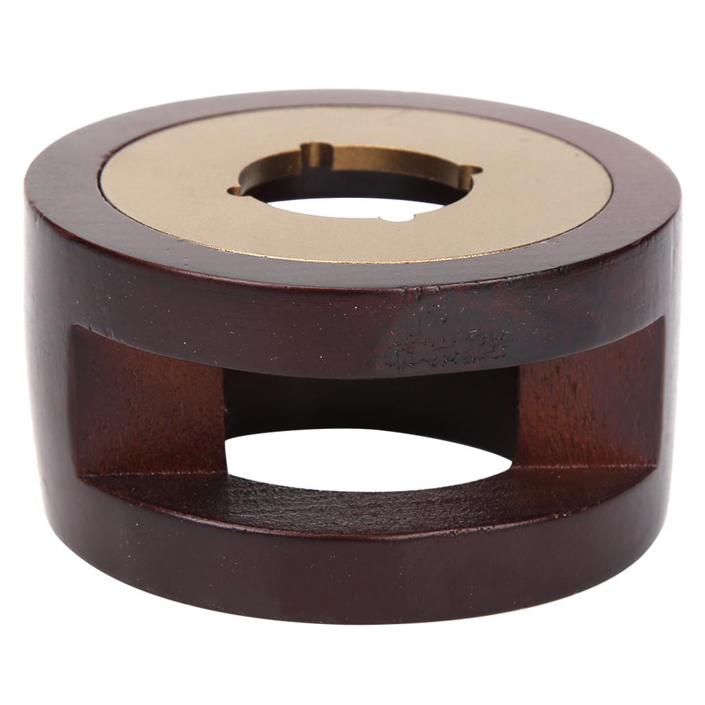 Horno hexagonal de madera para horno de cera, olla de horno con pegamento para fundir sello de pintura al fuego
