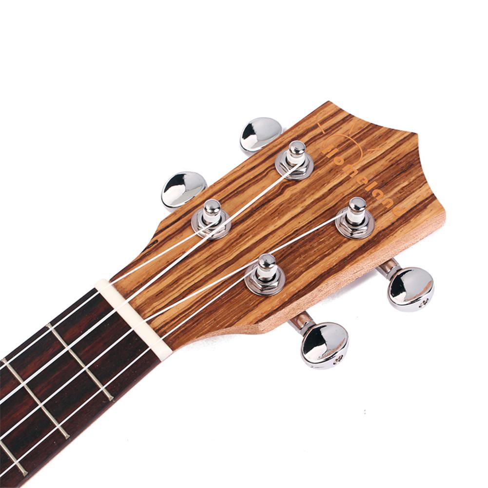 21 Cal zebra drewno ukulele 4 struny hawajska mała gitara instrument smyczkowy